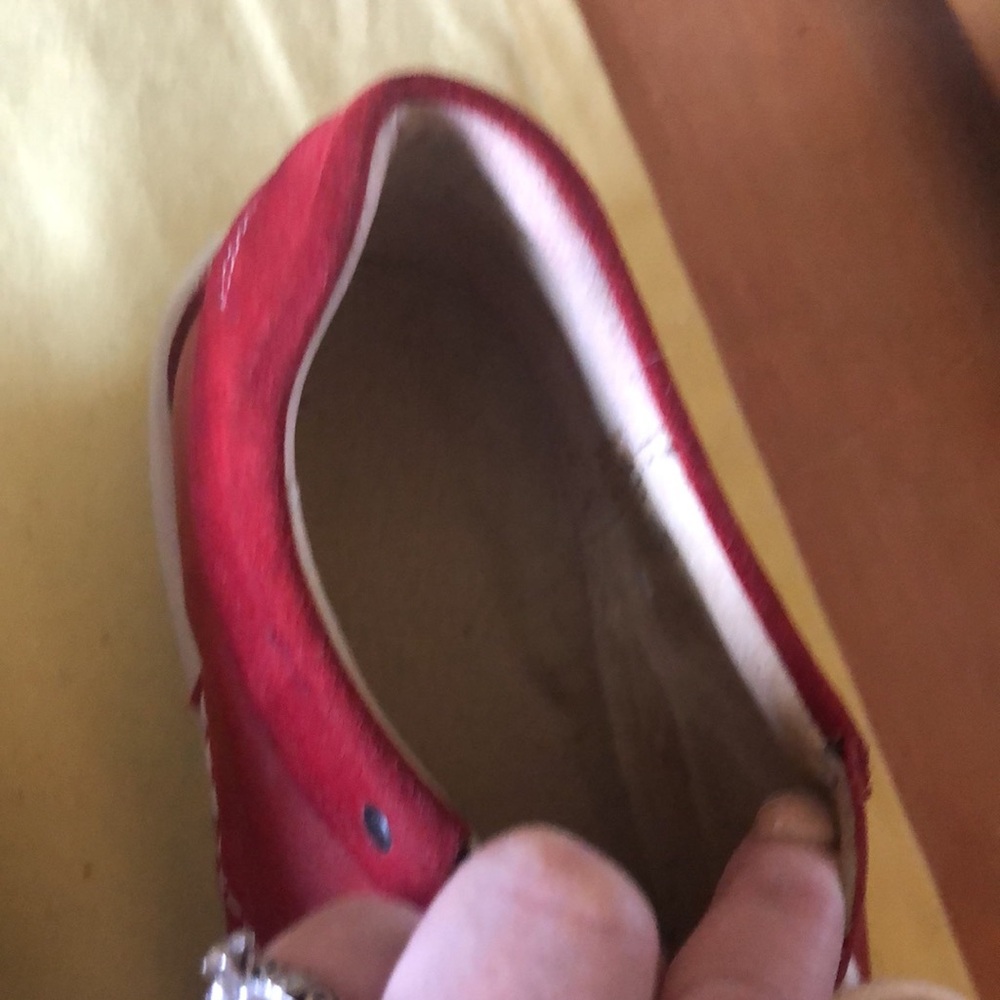Wolky red boat style shoes - Picture 8 of 9